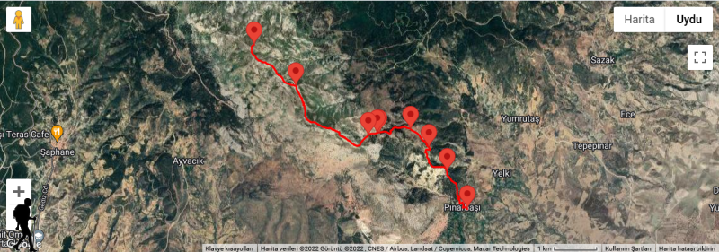 AKDAĞ (2.124 m) - İzler