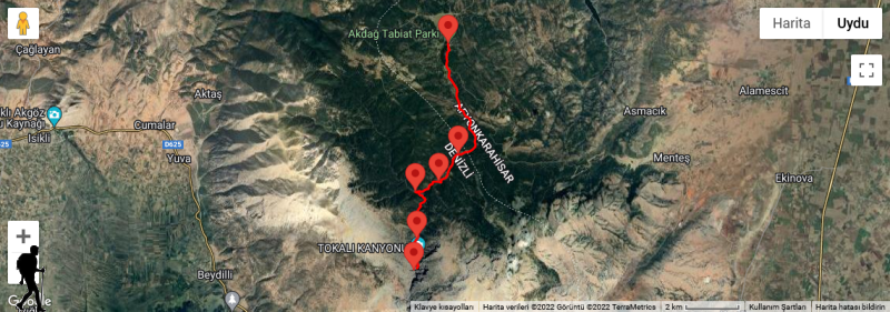 AKDAĞ [Kocayayla - Tokalı Kanyon] - İzler