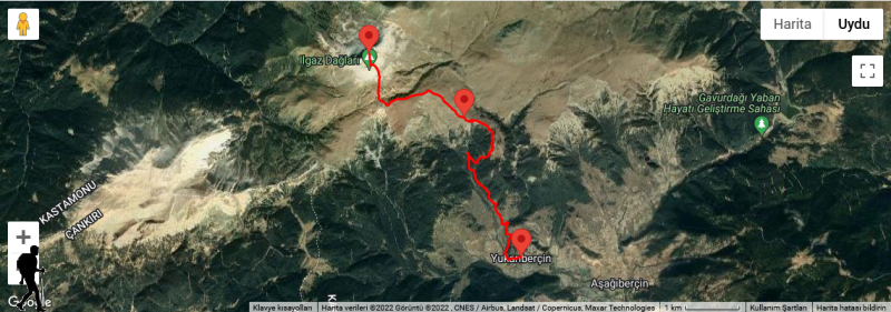 ILGAZ DAĞI - Büyük Hacet Tepe [2.589 m] - İzler